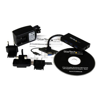 3 port USB 3.0 Hub+Gigabit LAN From StarTech.com : image 4