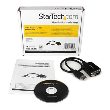 USB to RS-232 adapter cable with COM Retention from StarTech.com : image 4