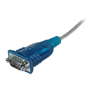 USB to RS232 DB9 Serial Adapter Cable, 30cm, M/M from StarTech.com : image 2