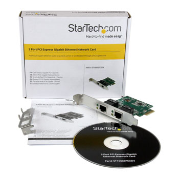 2 Port PCIe Gigabit Network Card from StarTech.com : image 4