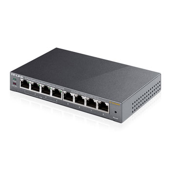 tp-link 8 Port Gigabit 4 PoE Easy Smart Desktop Switch TL-SG108PE : image 1