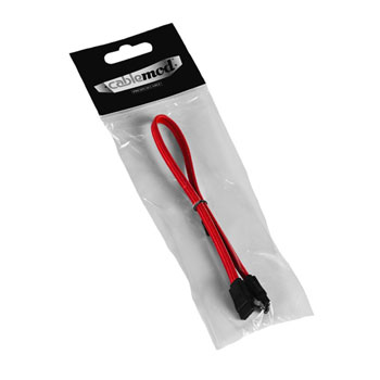 Red SATA 3 Braided cable from CableMod : image 2