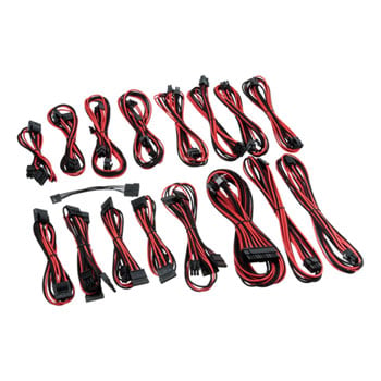 C-Series AXi, HXi & RM PSU Premium Black/Red Cable Kit from CableMod