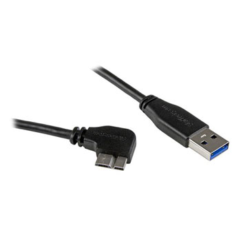 1m USB 3.0 A to Micro B Right Angle Slim Cable from StarTech.com : image 1