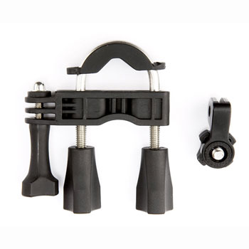 Muvi Pole/Bar Mount for Bikes, Roll Cages, Boat Rigging with Tripod Mount from Veho : image 1
