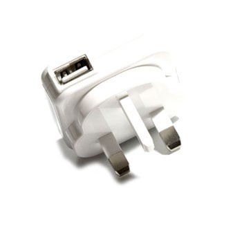 1 Port Veho Mains USB Charger Smartphones/Tablets etc  White : image 3