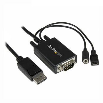 StarTech.com 3m DP to VGA Adapter Cable with Audio - M/M
