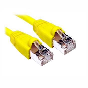 Scan CAT6 1M Snagless Moulded Gigabit Ethernet Cable RJ45 Yellow : image 1