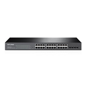 TP-LINK 24 Port Gigabit Ethernet +4 SFP Smart Managed Switch T1600G-28TS