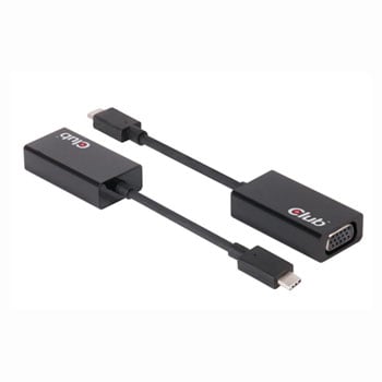 Club 3D USB Type-C to VGA Active Adapter : image 1