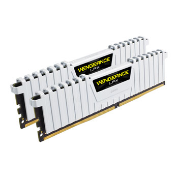 Corsair 16GB White LPX DDR4 2666MHz RAM/Memory Kit 2x8GB Kit LN72058 - | SCAN UK