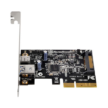 Silverstone 2 port USB 3.1 Type C and Type A PCIe Card SST-ECU03 : image 3
