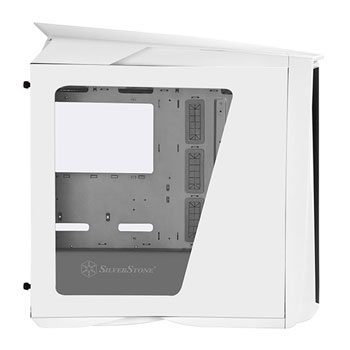 Silverstone White PM01 Primera Tower PC Gaming Case With Blue LED : image 2
