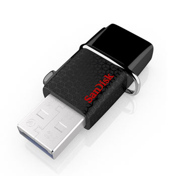 SanDisk 64GB Ultra Dual USB 3.0 Flash Drive with Micro USB/USB 3.0