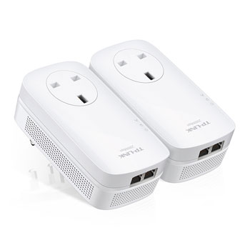 Gigabit Homeplug 2-Port Passthrough Powerline Twin Pack from TP LINK : image 2