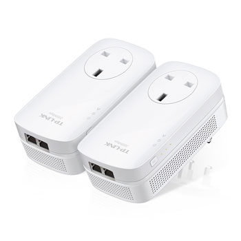 Gigabit Homeplug 2-Port Passthrough Gigabit Powerline Twin Pack from TP LINK : image 3