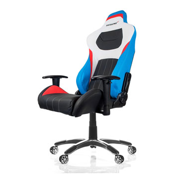 Akracing Premium Style V2 Gaming Chair In Black White Blue
