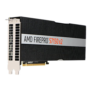 AMD 16GB FirePro S7150X2 Reverse Air Flow Server GPU : image 1