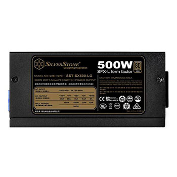Silverstone 500 Watt SX500-LG v2 Strider SFX-L Full Modular PSU/Power Supply : image 2