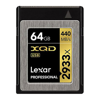 Lexar 2933x 64GB XQD v2 Pro Performance Memory Card LN73192 ...