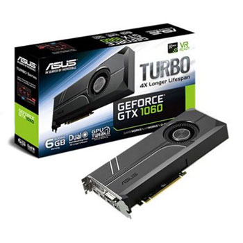 ASUS NVIDIA GeForce GTX 1060 6GB TURBO Graphics Card