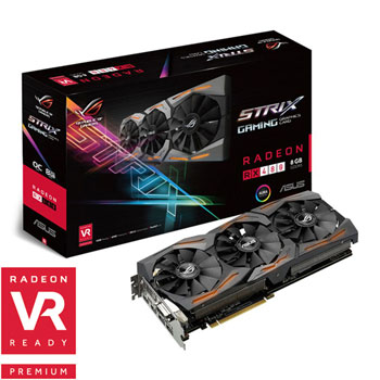 ASUS ROG STRIX OC Radeon RX480 AMD Gaming Graphics Card 8GB