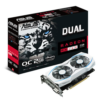 ASUS Radeon RX460 DUAL OC 2GB AMD Graphics Card