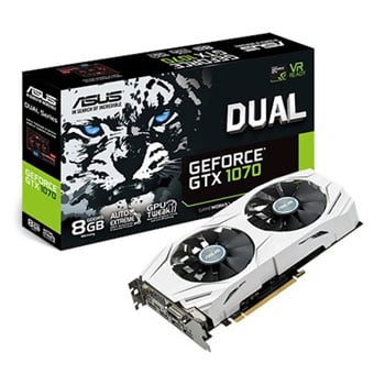 ASUS NVIDIA GeForce GTX 1070 8GB DUAL White LN74254 - DUAL