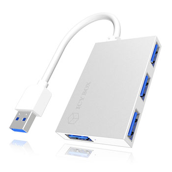 Icy Box 4 Port USB 3.0 Aluminium Hub IB-Hub1402 : image 1
