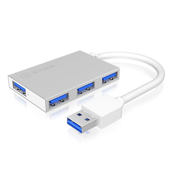 Icy Box 4 Port USB 3.0 Aluminium Hub IB-Hub1402 : image 2
