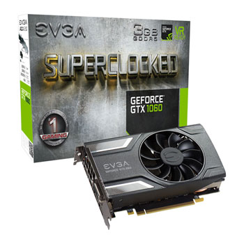 EVGA NVIDIA GeForce GTX 1060 3GB SC GAMING ACX 2.0 Graphics Card