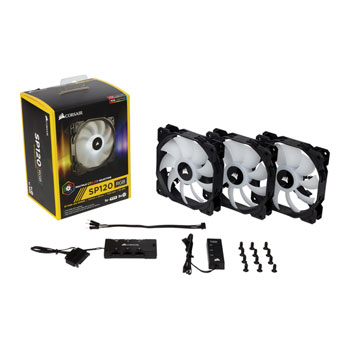 Corsair SP120 RGB 120mm LED 3 Fan Kit with Lighting Controller : image 4
