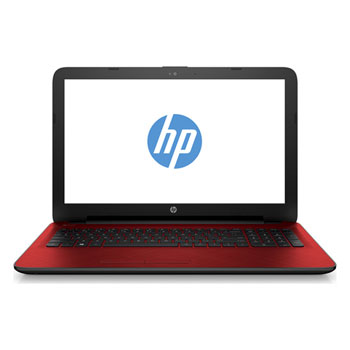 HP 15.6" Quad Core AMD A6-6310 1TB 4GB Red Laptop 15-AF154SA