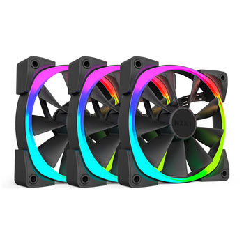 NZXT 120mm Aer RGB Premium Digital LED PMW Fan Triple Pack
