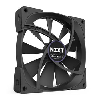 NZXT 140mm Aer RGB Premium Digital LED PWM Fans 140mm With Hue Controller Bundle Pack : image 3