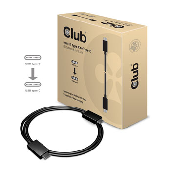 Club3D USB 3.1 Type-C 80cm Cable 10Gbps 4K60Hz Active ~100Watt : image 2