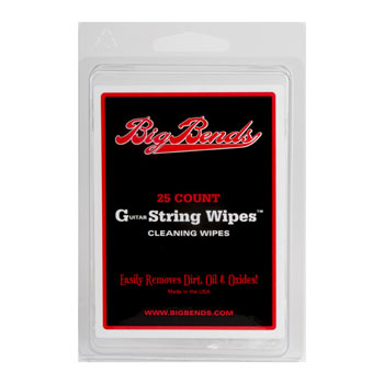 Guitar String Wipes 50pcs by Big Bends