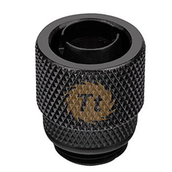 Pacific 3/8'' ID x 1/2'' OD Compression Black DIY LCS Fitting from ...