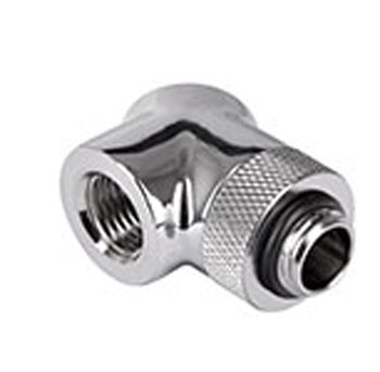Pacific G1/4 90 Degree Adapter Chrome DIY LCS/Fitting from Thermaltake : image 2