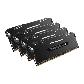 Corsair Vengeance White LED 32GB DDR4 3200 Memory Kit 4x 8GB