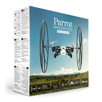 Parrot White Rolling Spider Mini Flying Drone Quadcopter - Factory Refurbished : image 4