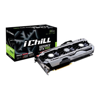 Inno3D NVIDIA GeForce GTX 1080 8GB iChiLL X4 Graphics Card LN76161 C108V4 2SDN P6DNX SCAN UK