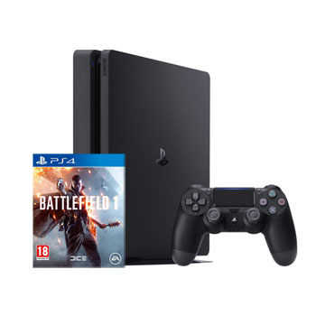 PS4 500GB Slim with BF1 standard edition LN76237 - 711719825555