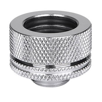 Pacific PETG Tube 16mm OD Chrome Compression Fitting from Thermaltake : image 1