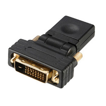 DVI-D to HDMI Swivel Akasa Display Convertor AK-CBHD16-BK : image 1