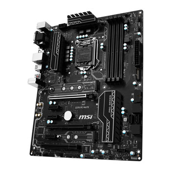 Msi Z270 Pc Mate Kaby Lake Crossfire Atx Motherboard Ln769 Z270 Pc Mate Scan Uk