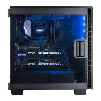 SLI RGB Gaming PC with NVIDIA GTX 1080 Ti and i7 7700K LN78114  VENGTISLIKB  SCAN UK