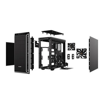 be quiet! Silver Pure Base 600 Quiet Mid Tower PC Gaming Case : image 2