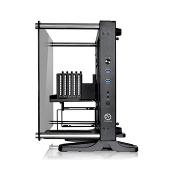 Core P1 ThermalTake Wall Mountable Tempered Glass Mini ITX PC Gaming Case : image 2