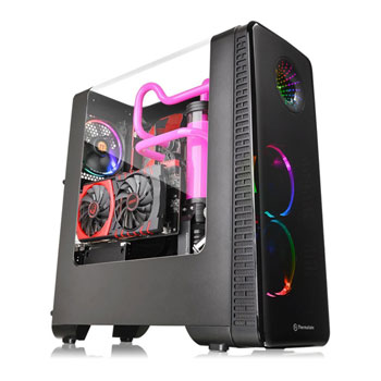 Thermaltake View 28 RGB Riing Edition Gull-Wing Window Mid Tower Case : image 1